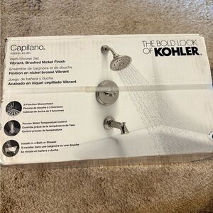 Kohler Capilano Brushed Nickel Bath/Shower Set